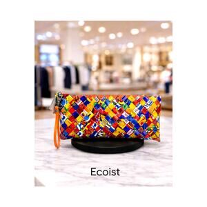 Handbag Bright Colorful Ecoist Candy Wrapper Clutch/Wristlet